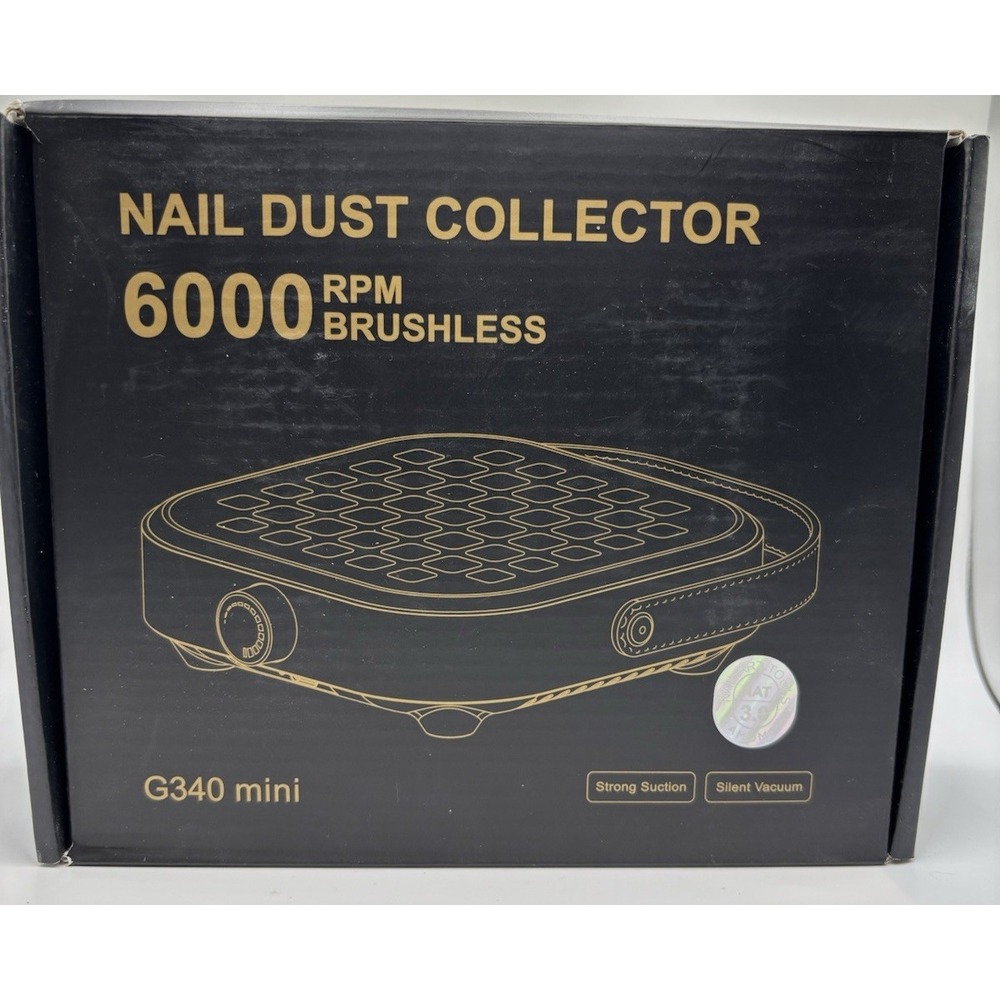 CHRISTINE SHELLY G340 6000 RPM Nail Dust Collector Low Noise Pink‎ New In Box